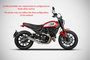 TERMINALE SCARICO ZARD ZUMA INOX-SILVER OMOLOGATO DUCATI SCRAMBLER 800 2021-22