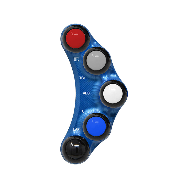 RACING LEFT HANDLEBAR SWITCH BLUE JETPRIME BMW S 1000 R 2014 - 17