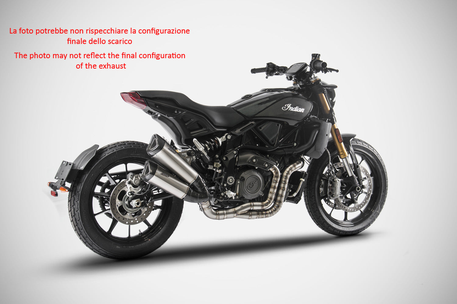 DECATALYZER NO CAT ZARD TITANIUM RACING INDIAN FTR 1200 2018-20