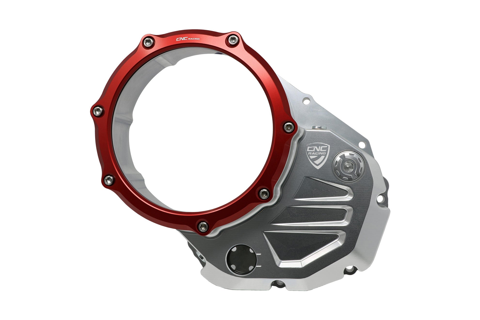 CLEAR COVER OIL BATH CLUTCH BICOLOR CNC RACING DUCATI HYPERMOTARD 950 / SP