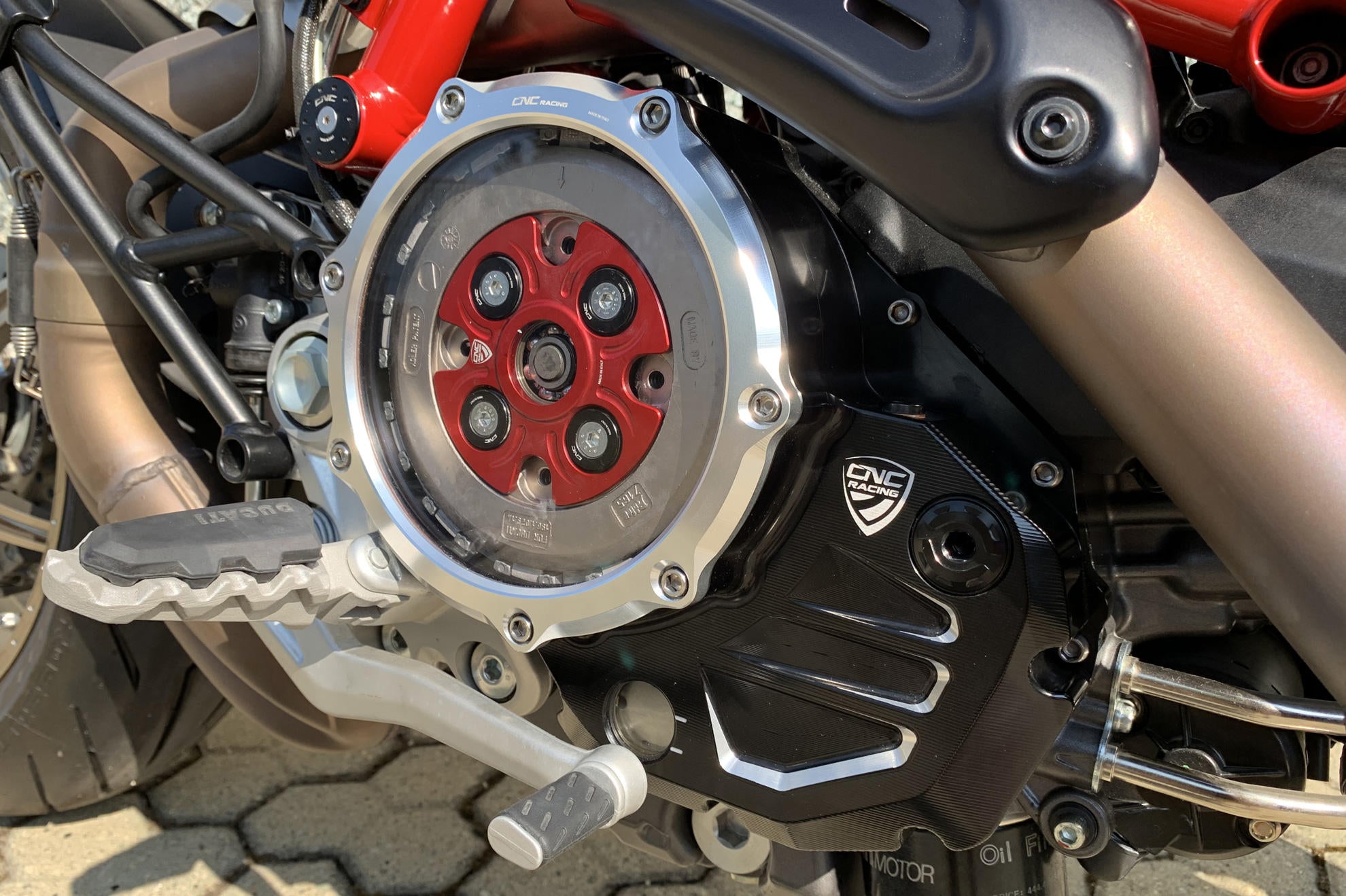 PIATTELLO SPINGIDISCO FRIZIONE AD OLIO CNC RACING DUCATI DIAVEL 1200 2016 - 18