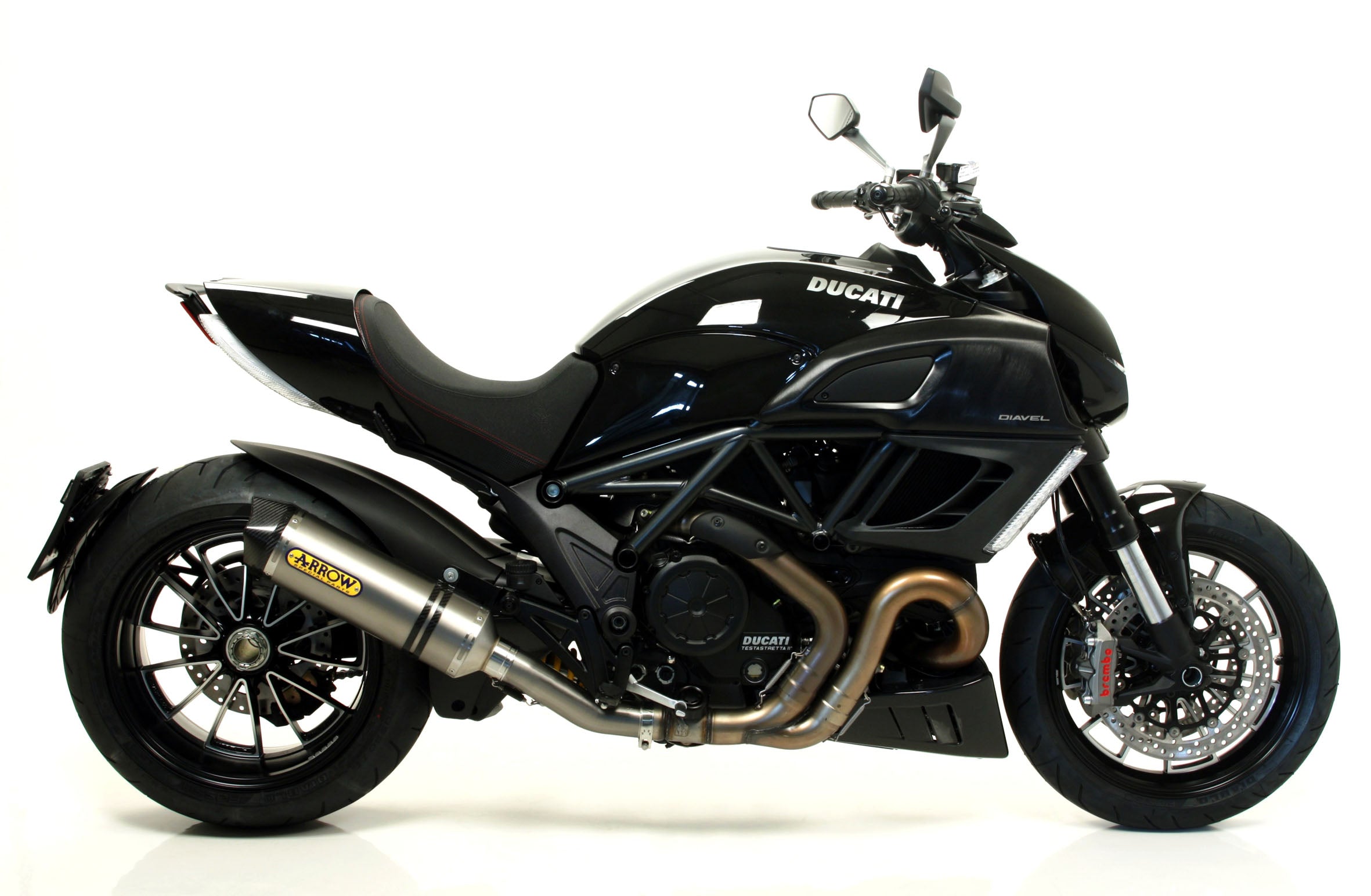 SCARICO RACE-TECH OMOLOGATO TITANIO-CARBONIO ARROW DUCATI DIAVEL 2011-16