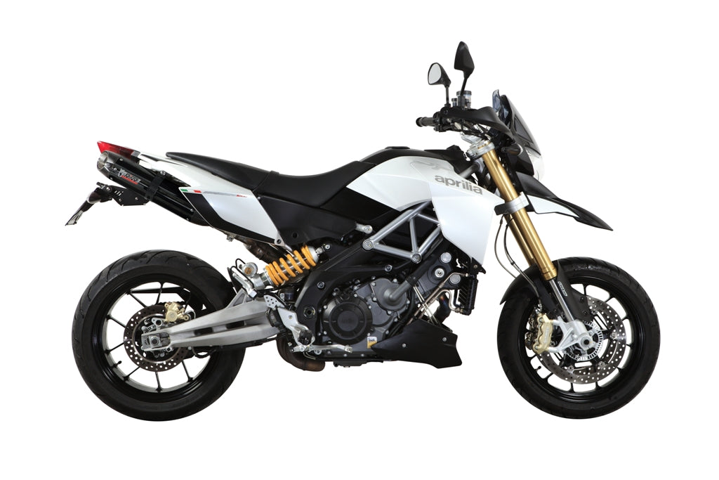 A.010.L9 STAINLESS STEEL BLACK EXHAUST MIVV SUONO APRILIA DORSODURO 1200 2012 - 20