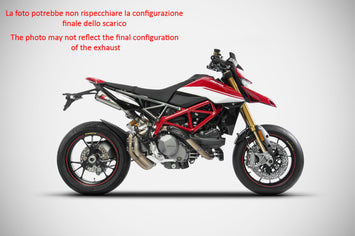 DOPPIO SCARICO TOP-GUN ZARD ACCIAIO RACING DUCATI HYPERMOTARD 950 2019-23