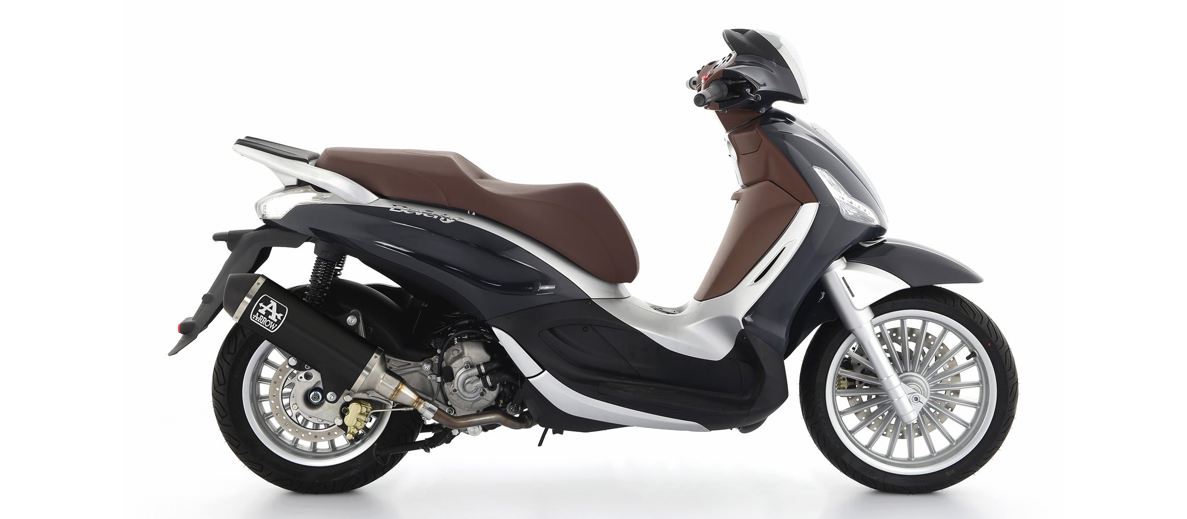 KIT SILENCER APP URBAN BLACK ALU-CARB ARROW PIAGGIO BEVERLY 300 HPE 2021-