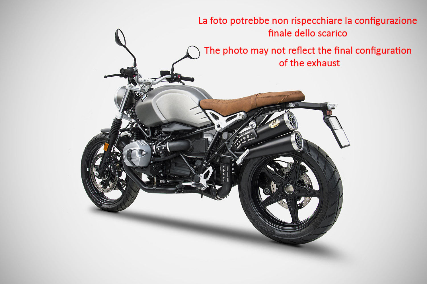 DOPPIO SCARICO ZARD THUNDERBOLT INOX RACING BMW R NineT SCRAMBLER 2017-20