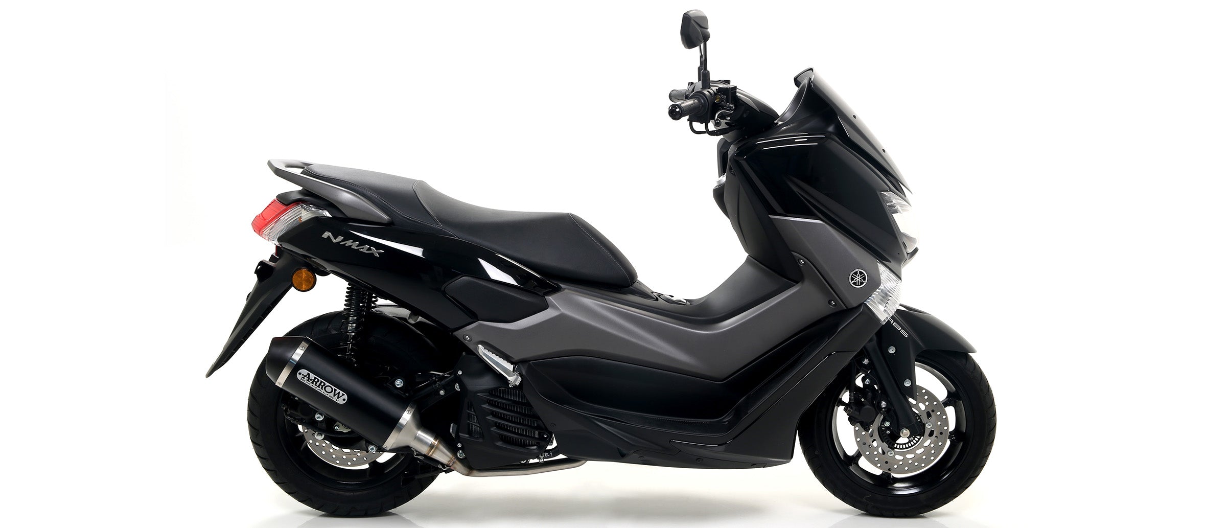 COMPLETE EXHAUST APP URBAN ALUMINUM BLACK-BLACK ARROW YAMAHA NMAX 125 17-20