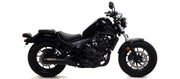 KIT SILENCER REBEL ARROW NICHROM BLACK-CARBON HONDA CMX 500 REBEL 2017-21