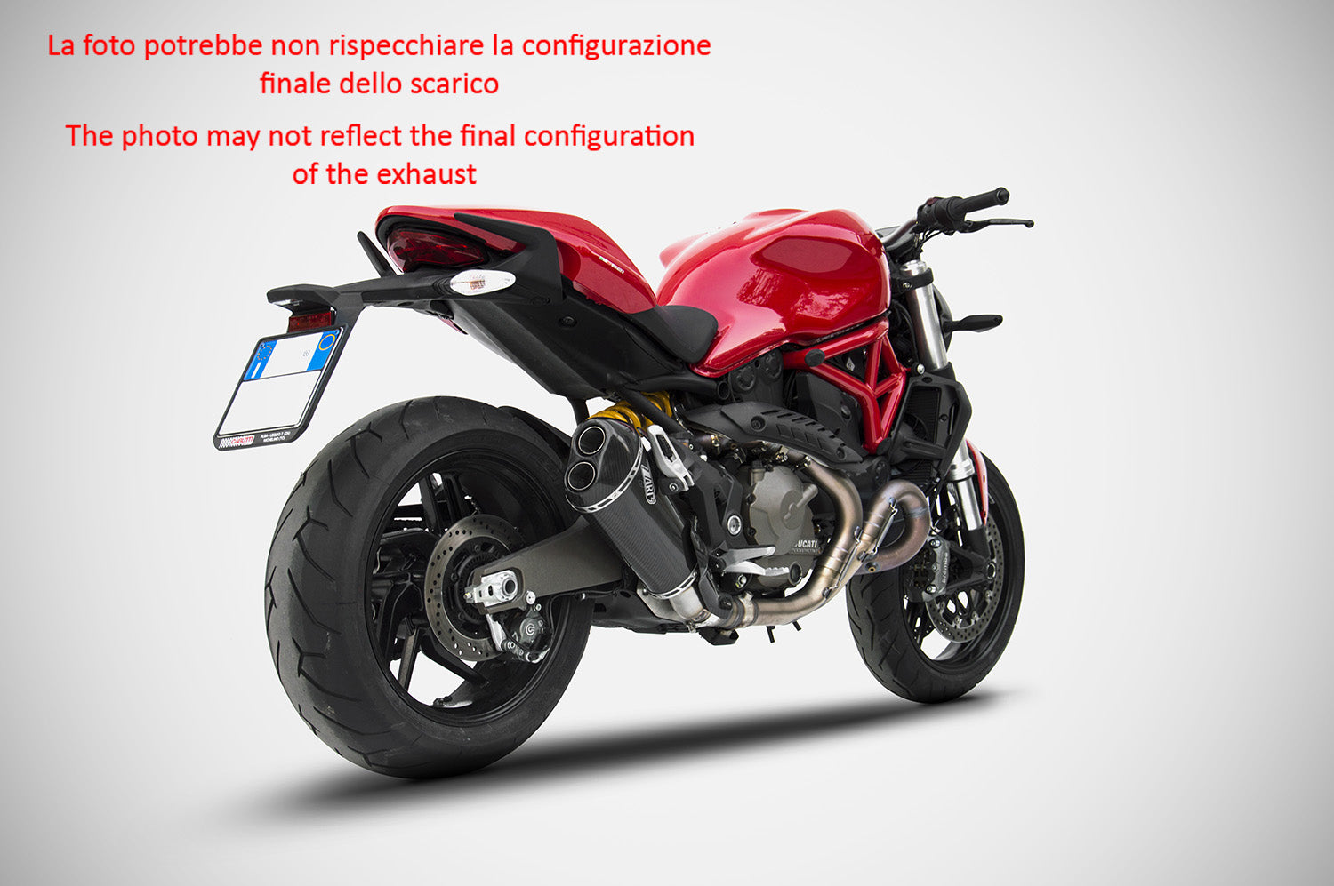 EXHAUST ZARD CARBON RACING DUCATI MONSTER 821 2015 - 17