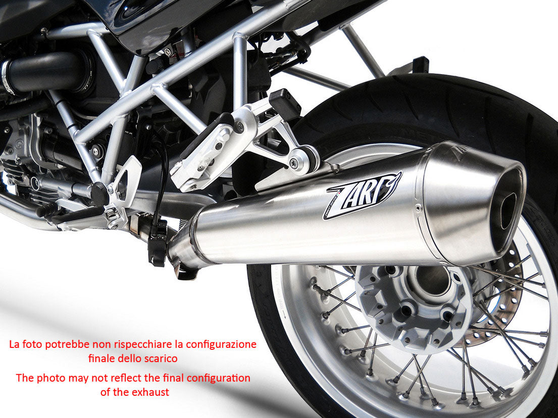 TERMINALE SCARICO ZARD CONICO INOX RACING BMW R 1200 R 2004 - 08