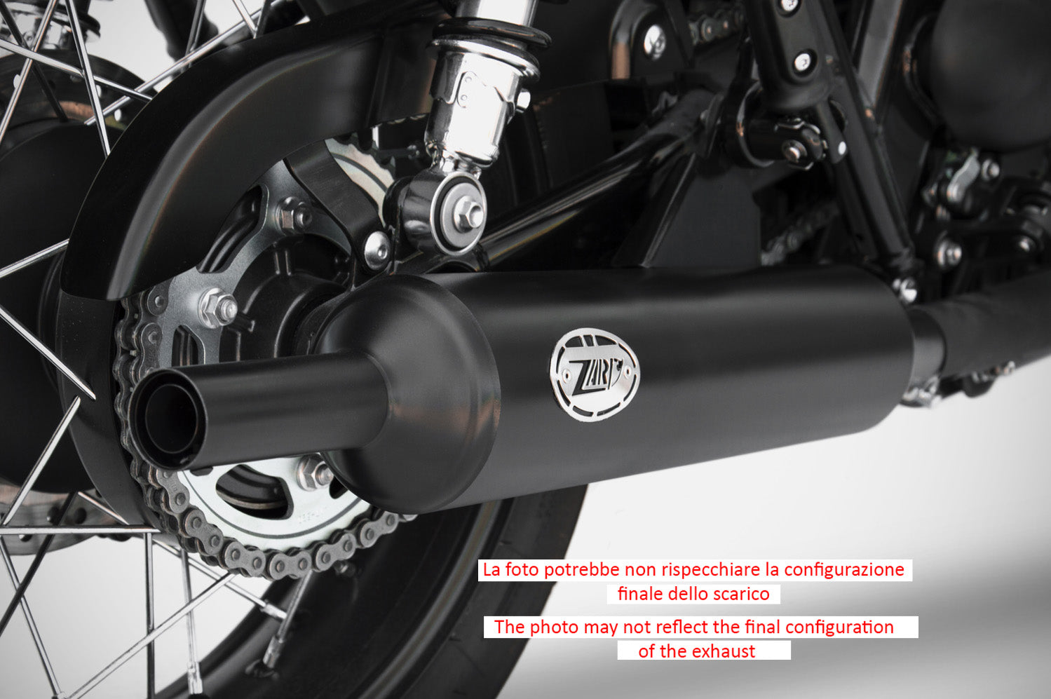 TERMINALE SCARICO ZARD BOTTIGLIA OMOLOGATO TRIUMPH BONNEVILLE T120 2016-20