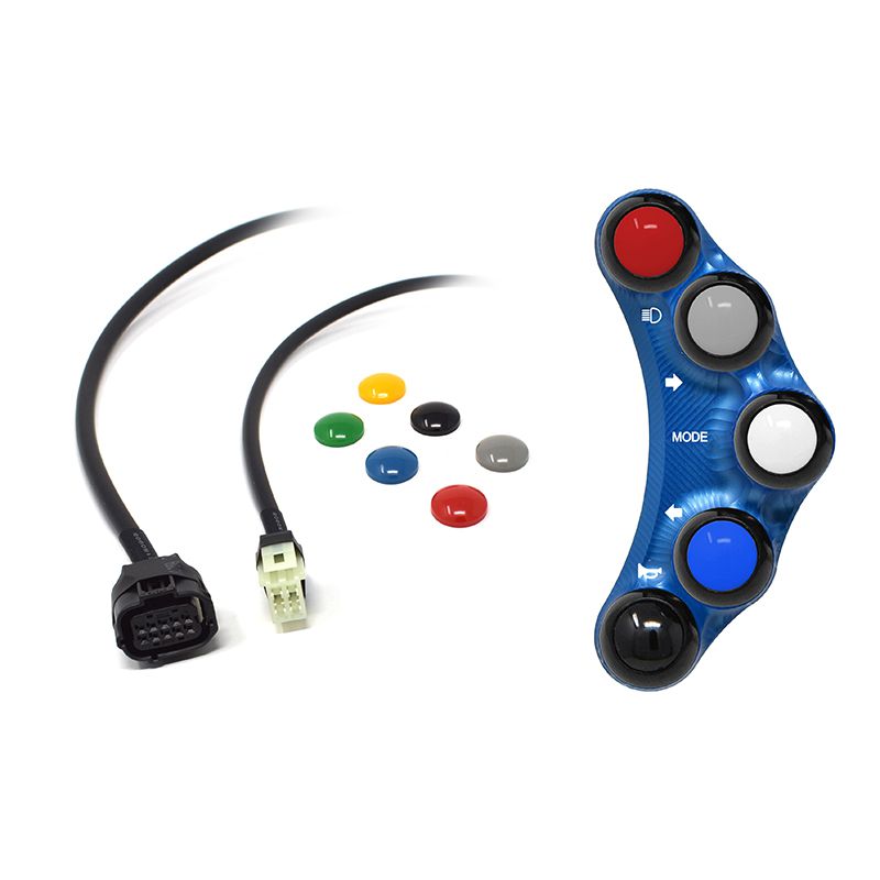 STREET VERSION LEFT HANDLEBAR SWITCH BLUE JETPRIME YAMAHA YZF R1 2020 - 21