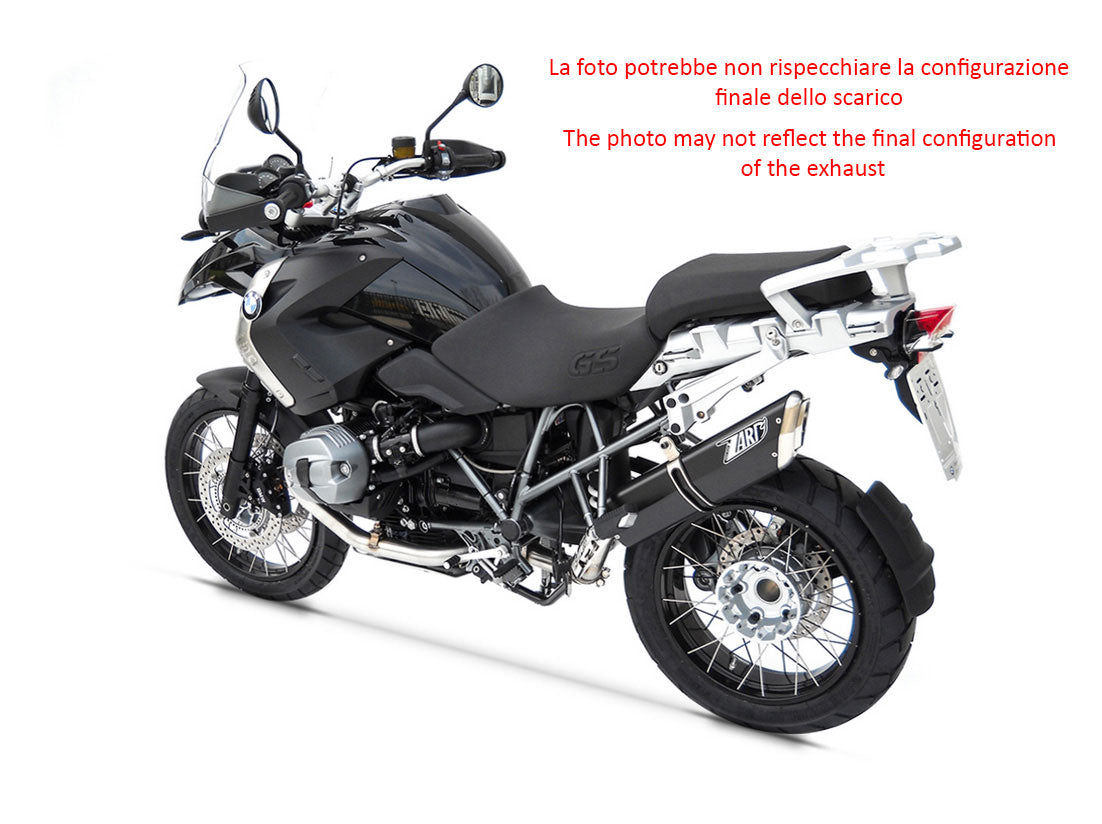 TERMINALE SCARICO ZARD PENTA ALLUMINIO NERO OMOLOGATO BMW R 1200 GS 2010 - 12