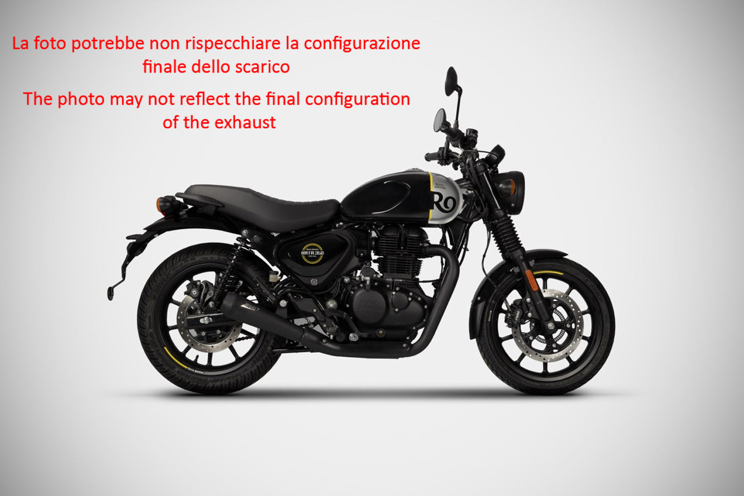 EXHAUST ZARD STAINLESS STEEL BLACK RACING ROYAL ENFIELD HUNTER 350 2023