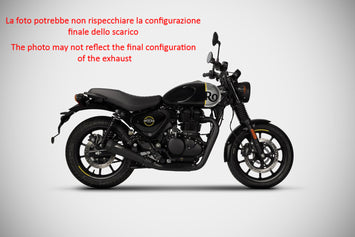 ZARD SLIP-ON STAINLESS STEEL BLACK RACING ROYAL ENFIELD HUNTER 350 2023