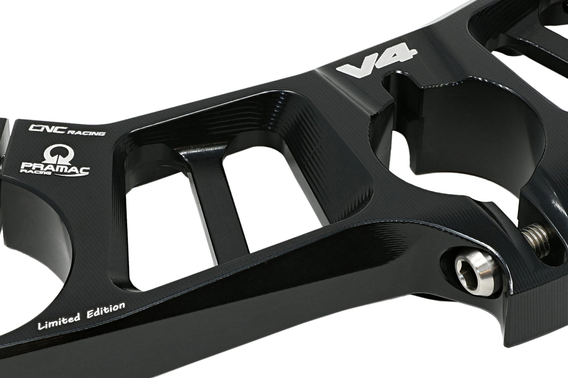 TRIPLE CLAMPS TOP YOKE PRAMAC CNC RACING DUCATI PANIGALE V4 / S / R