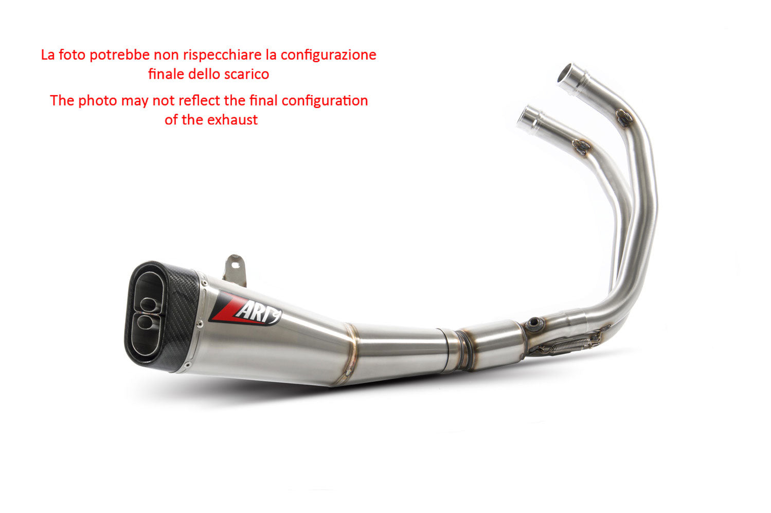 EXHAUST ZARD SHORT RACING STAINLESS STEEL-STEEL YAMAHA MT 09 2013-16
