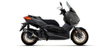 TERMINALE ARROW OMOLOGATO URBAN ALLUMINIO NERO YAMAHA XMAX 125 2021-22