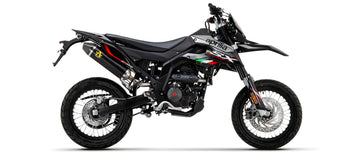 TERMINALE ARROW THUNDER ALLUMINIO NERO-CARBONIO APRILIA RX - SX 125 21-22