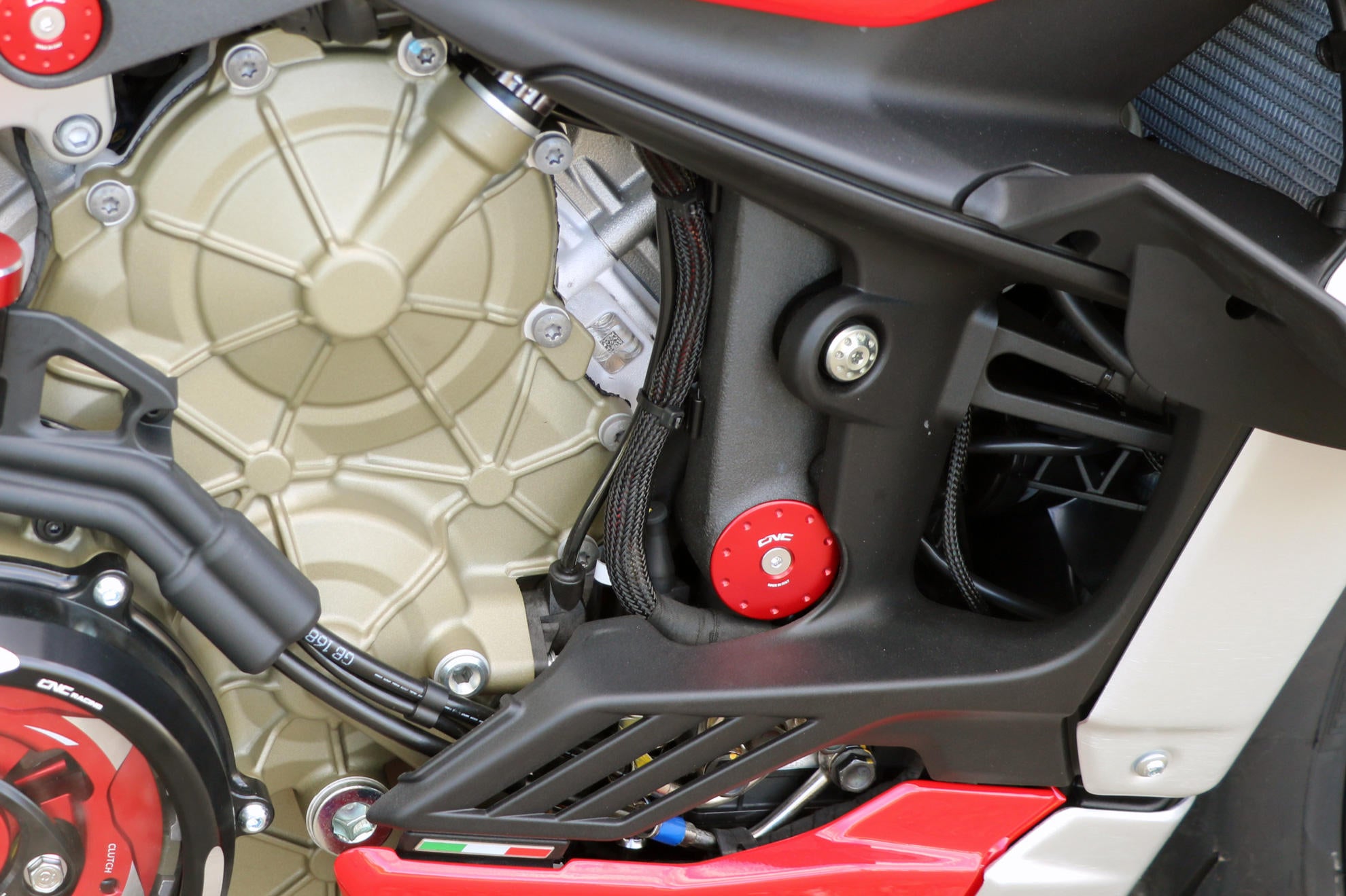 FRAME CAPS KIT SIDE PLAT LARGE HOLES DUCATI STREETFIGHTER V4 / S 