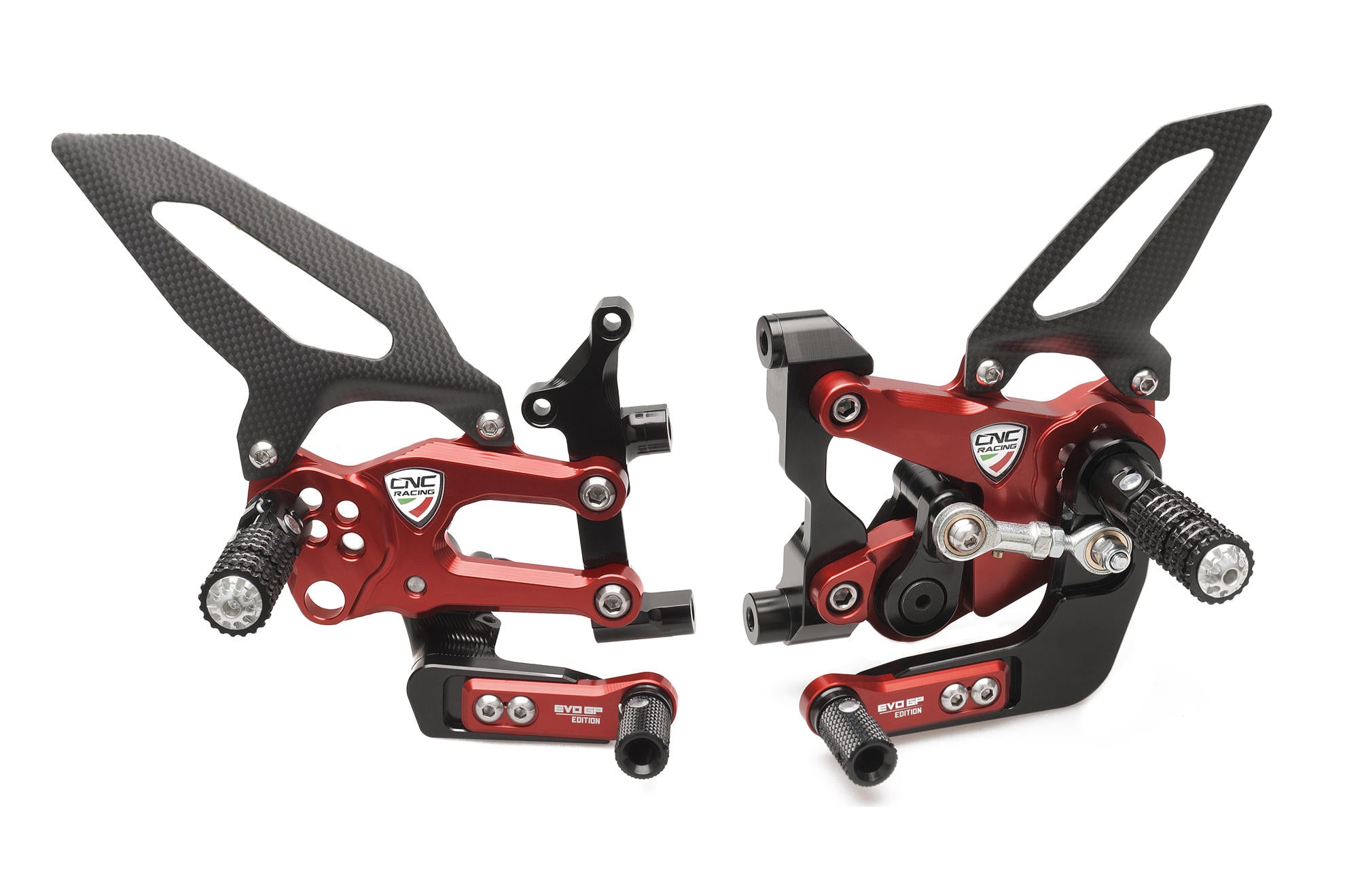PEDANE PILOTA REGOLABILI EVO GP EDITION CNC RACING DUCATI 899 PANIGALE