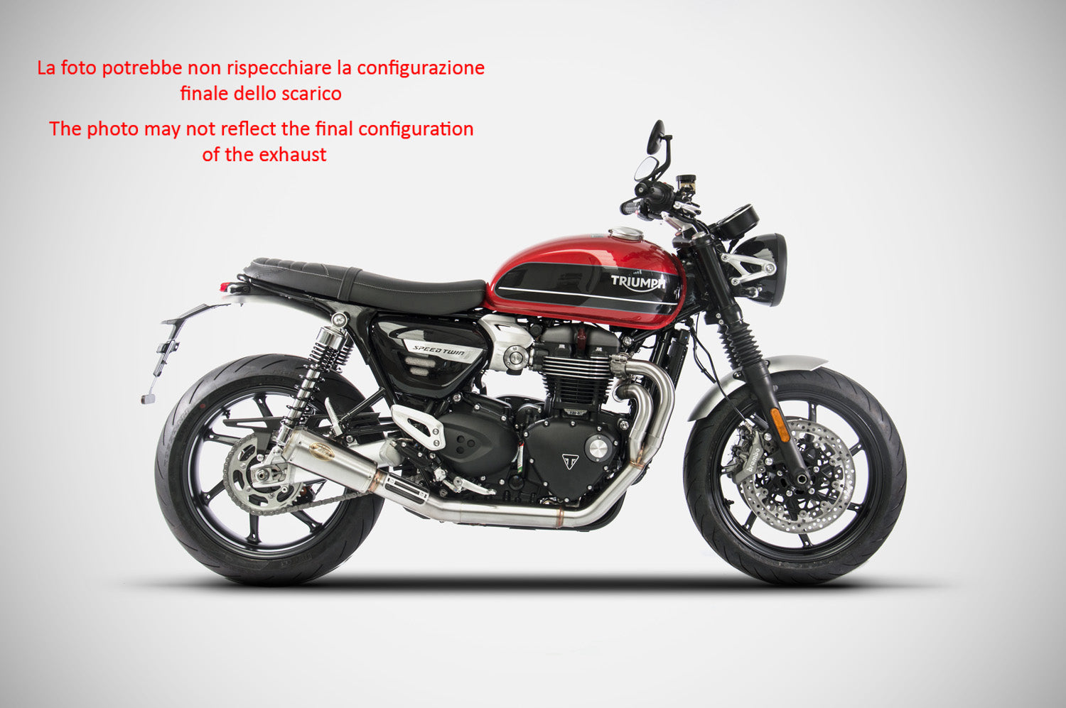 EXHAUST ZARD STEEL SP RACING TRIUMPH SPEED TWIN 1200 2019-23