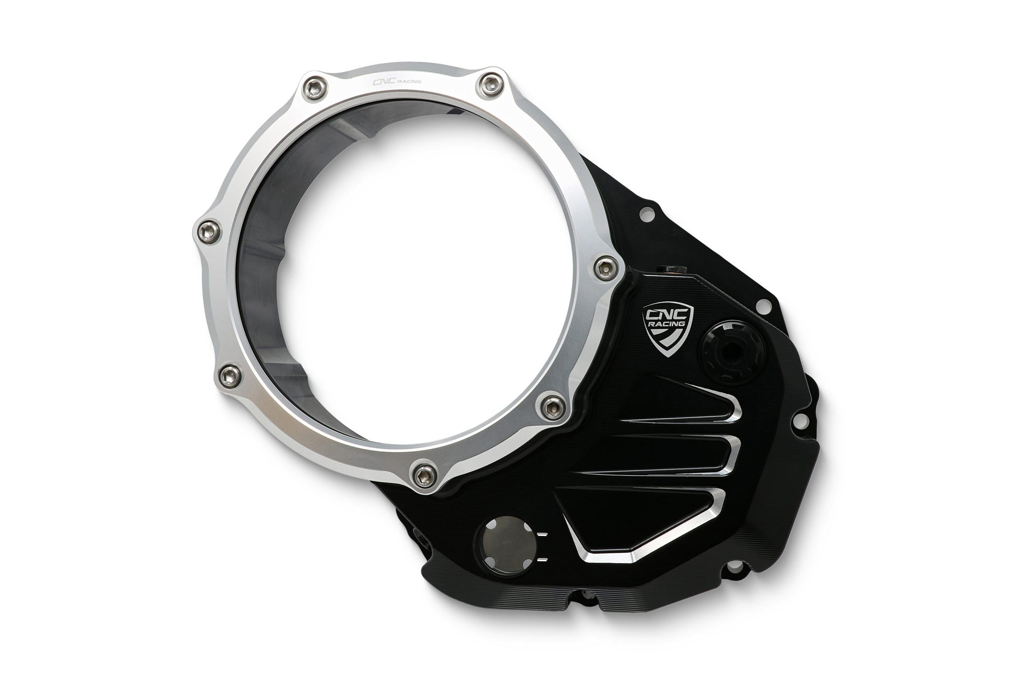CLEAR COVER BATH CLUTCH BICOLOR CNC RACING DUCATI SUPERBIKE 848 / EVO