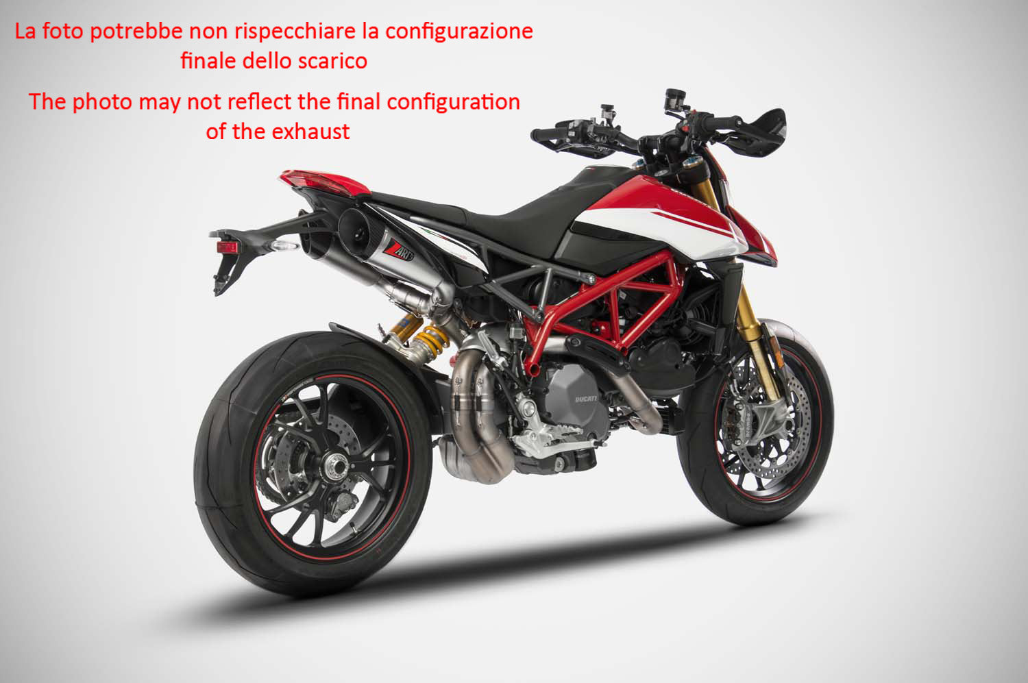 DOPPIO SCARICO GT ZARD ACCIAIO OMOLOGATO DUCATI HYPERMOTARD 950 2019-23