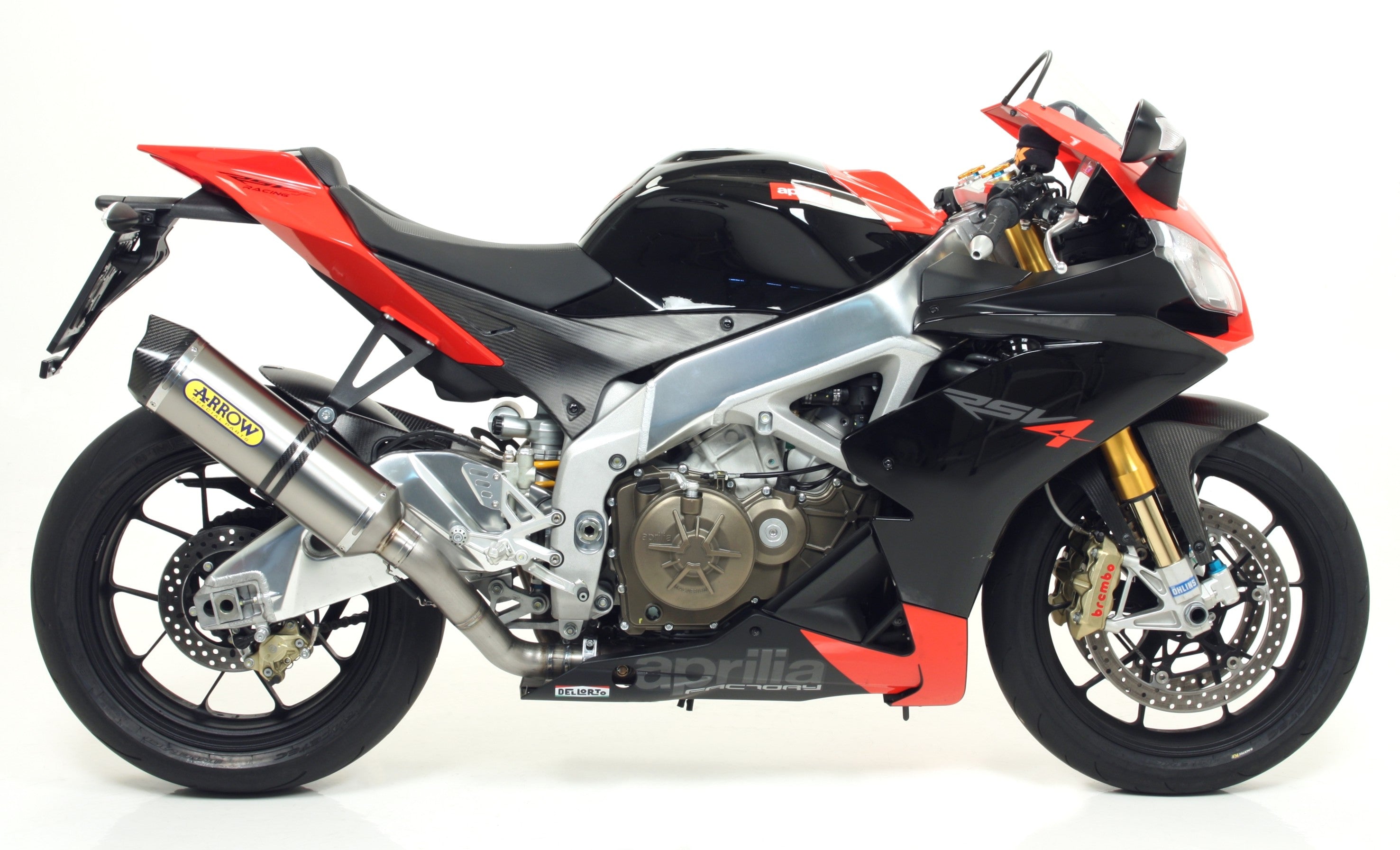 SILENCER RACE-TECH TITANIUM-CARB ARROW APRILIA RSV 4 09-15