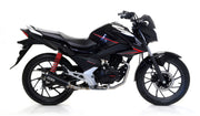 COMPLETE EXHAUST APPROVED X-KONE BLACK ARROW HONDA CB 125 F 2015-16