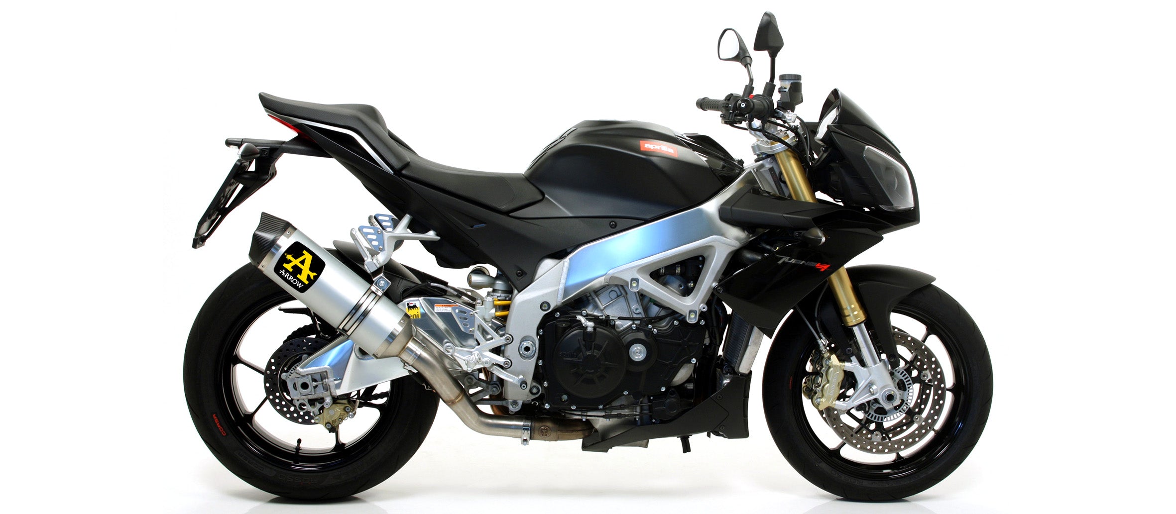 SILENCER RACE-TECH APPR. E5+E9 TITANIUM-CARB ARROW APRILIA TUONO V4R APRC 11-15