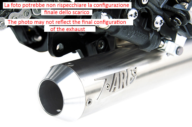 SCARICO COMPLETO ZARD INOX CROSS RACING TRIUMPH THRUXTON 900 2001-16