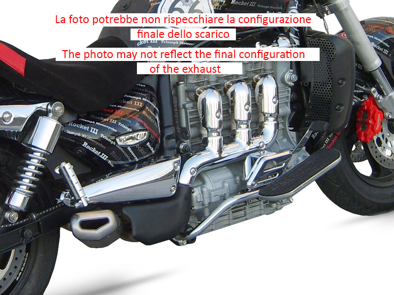 EXHAUST ZARD PENTA ALUMINUM RACING TRIUMPH ROCKET III