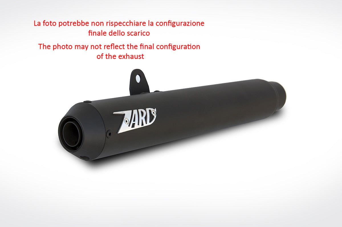 COMPLETE EXHAUST ZARD STEEL CROSS RACING TRIUMPH THRUXTON 900 2001-16