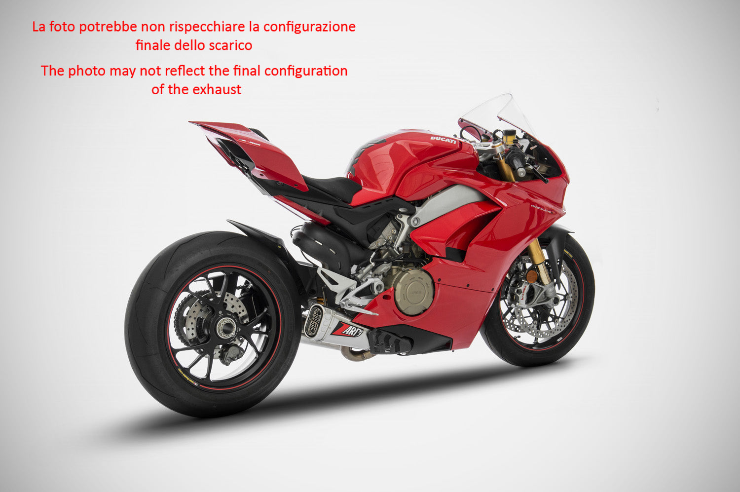 DOPPIO SCARICO ZARD COMPENSATO TITANIO RACING DUCATI PANIGALE V4 S 2018 - 19
