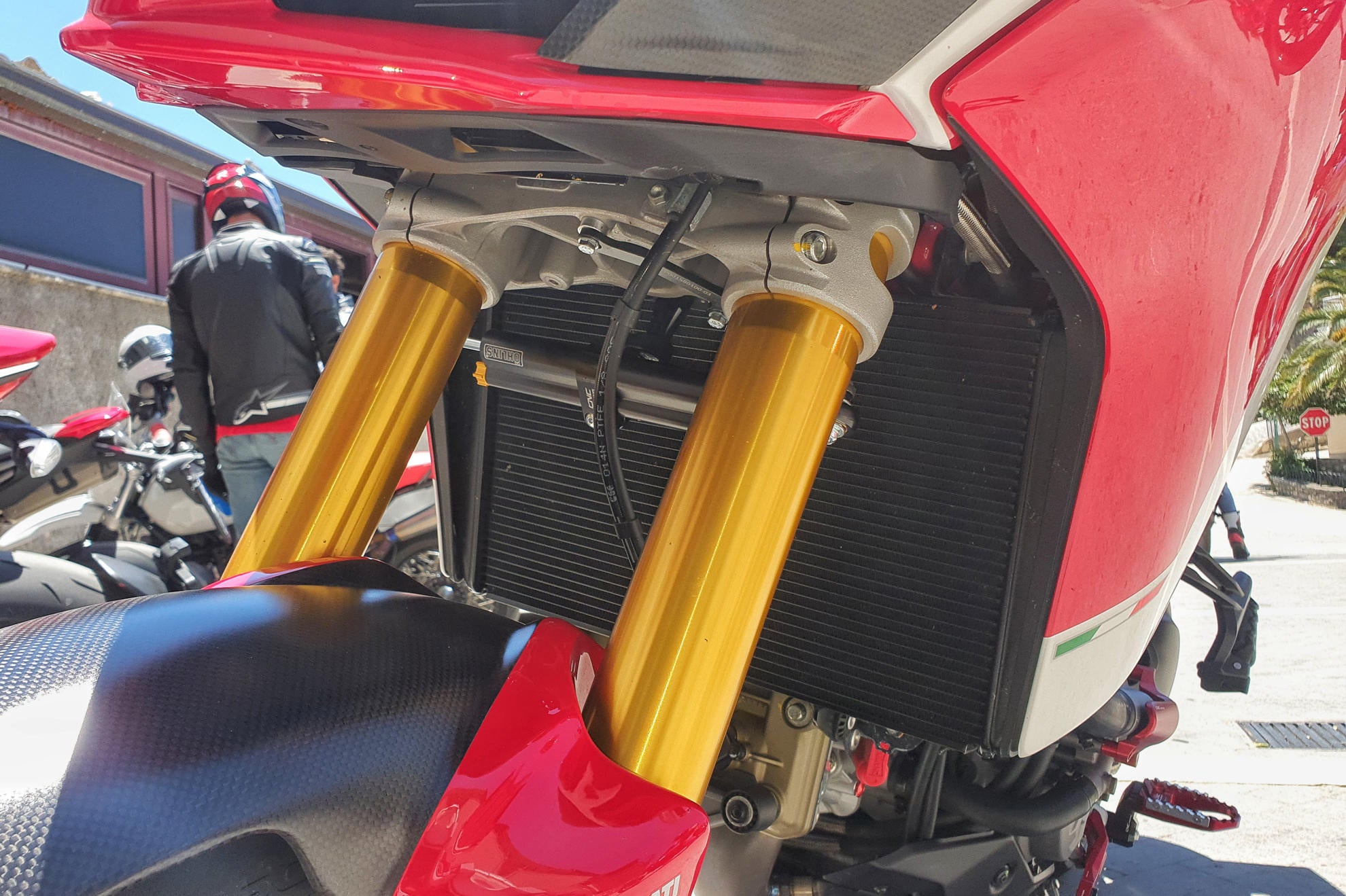 STEERING DAMPER KIT BRACKETS CNC RACING DUCATI MULTISTRADA 950/1200/1260 2015>