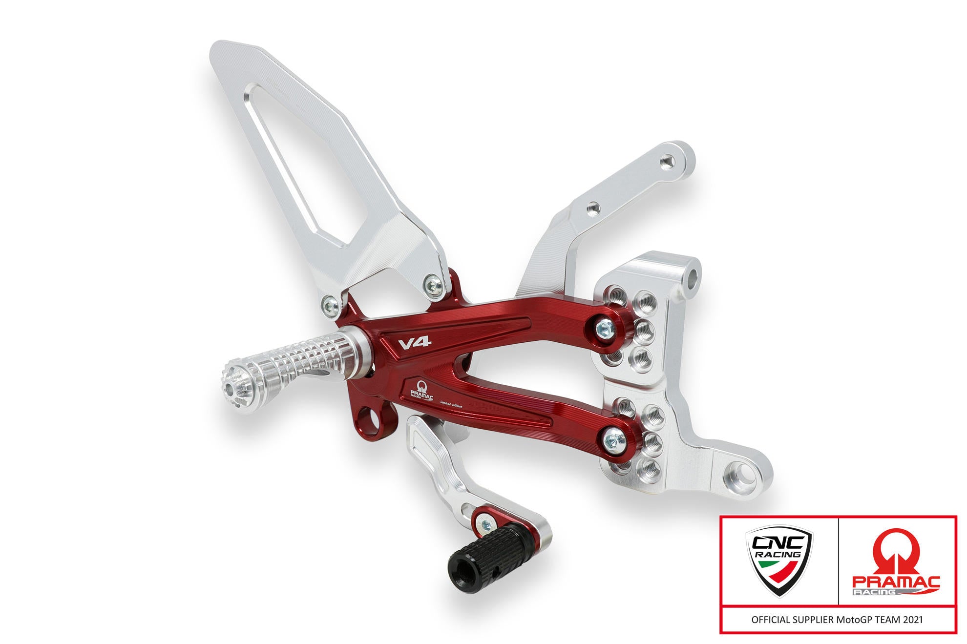 ADJUSTABLE REARSETS EASY REGOLABILI PRAMAC CNC RACING DUCATI PANIGALE V4 / S