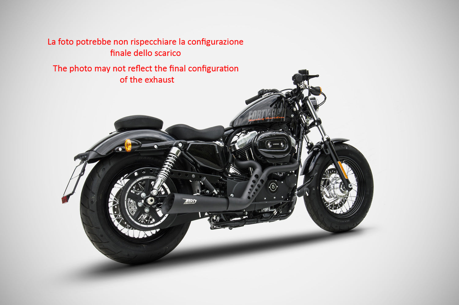 COMPLETE EXHAUST SPORT ZARD STAINLESS STEEL E3 HARLEY DAVIDSON SPORTSTER 2003-13