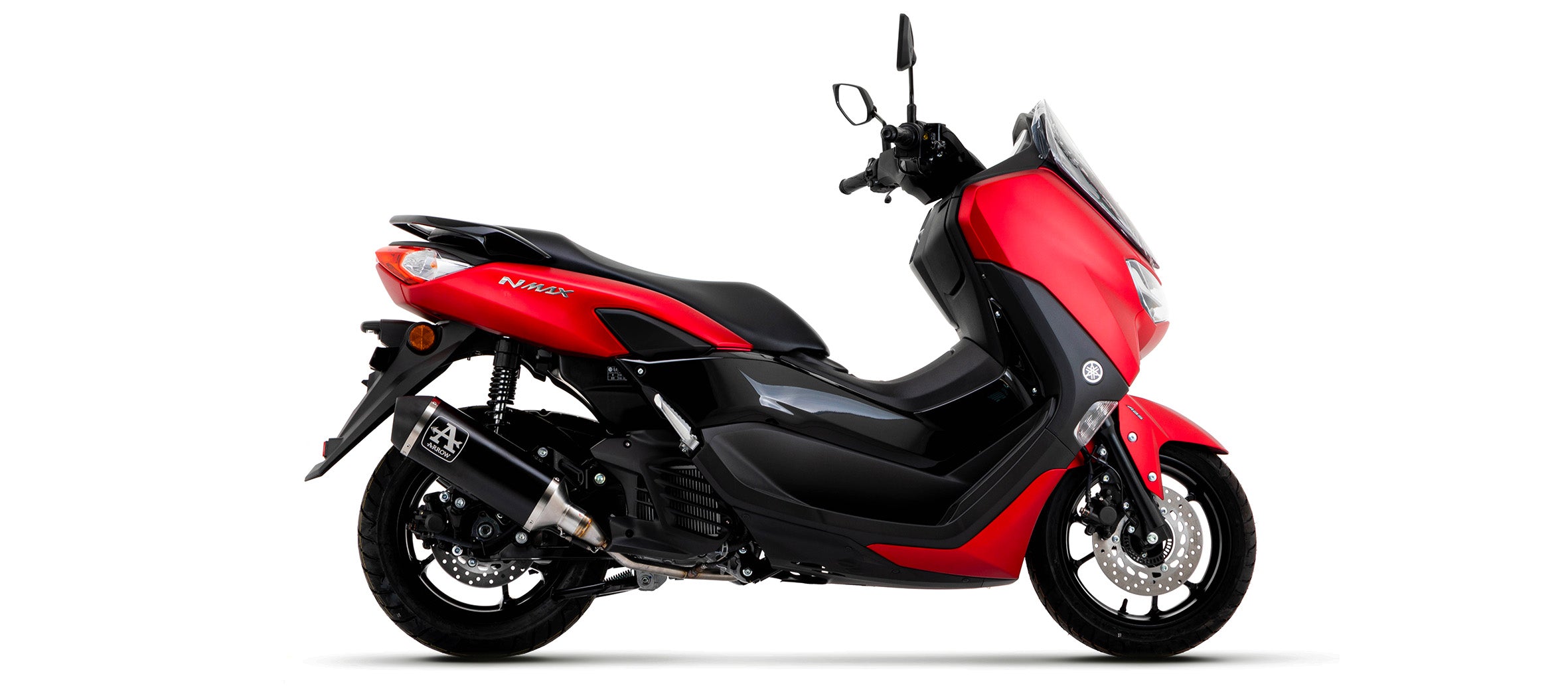 COMPLETE EXHAUST APPROVED URBAN BLACK ALU-BLACK ARROW YAMAHA NMAX 125 2021-22