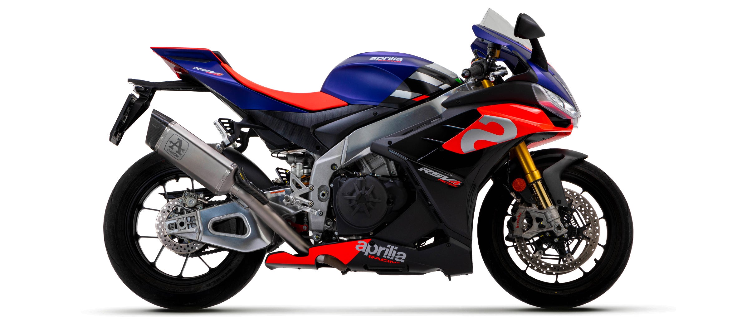 MID PIPE TIT + SILENCER PISTA TIT-CARB ARROW APRILIA RSV4 1100 FACTORY 2021-22