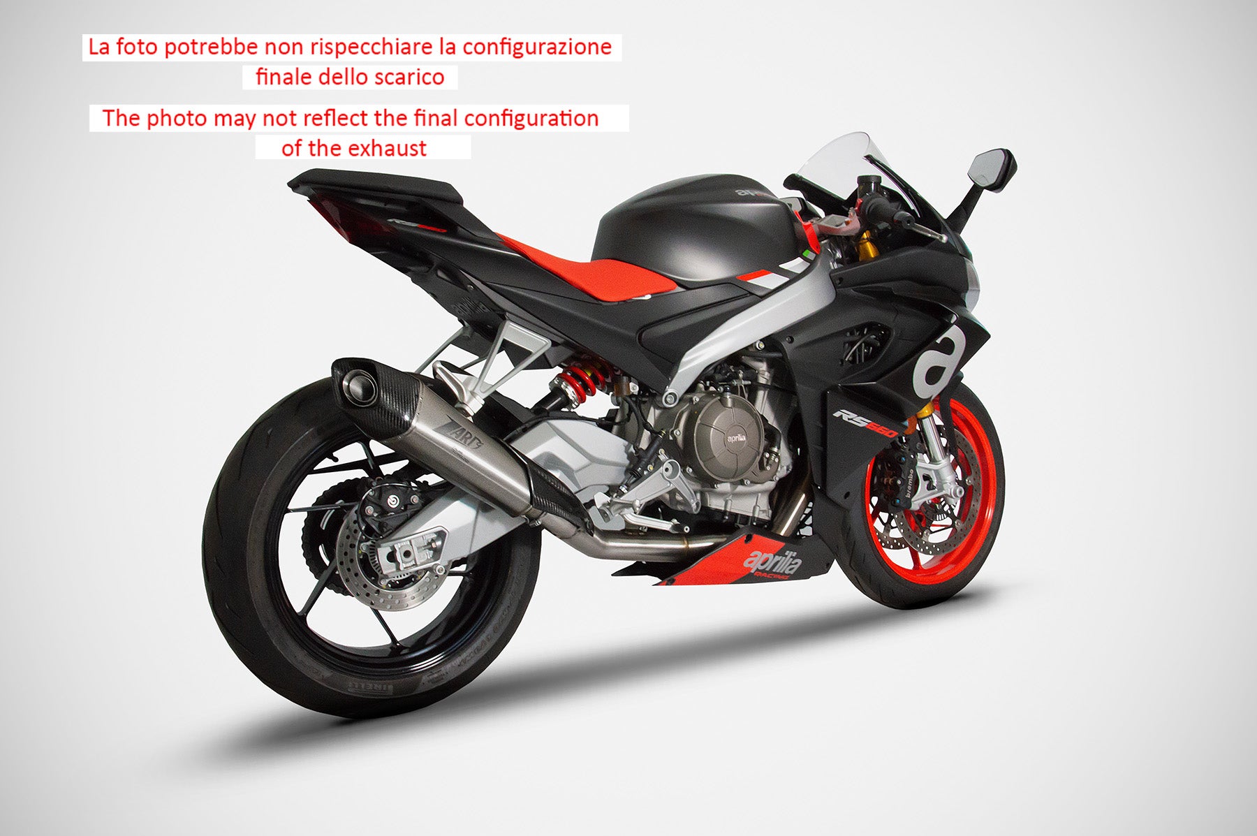 COMPLETE EXHAUST ZARD RACING 2-1 TITANIUM-CARBON APRILIA RS 660 2021-23