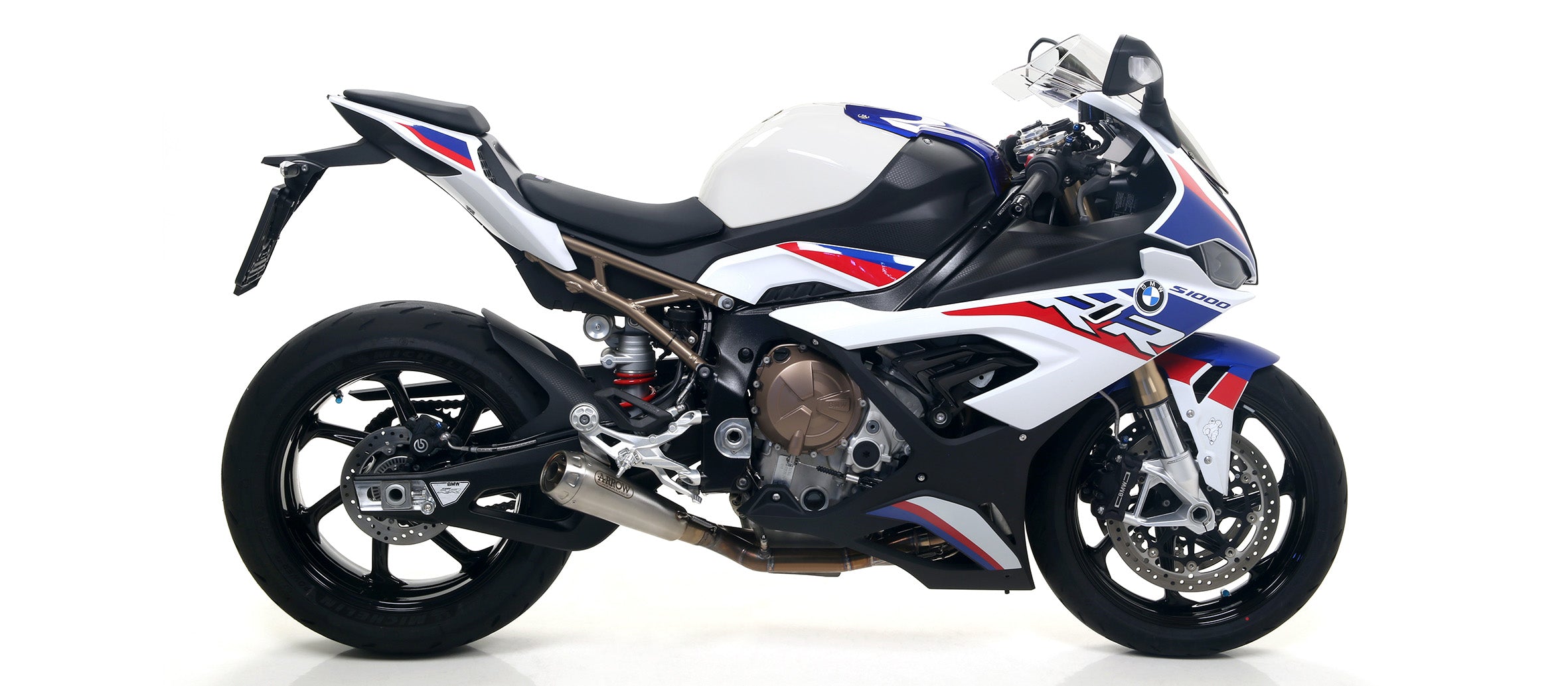 COMPLETE KIT COMPETITION LOW INOX-TITANIUM ARROW BMW S 1000 RR 2019-22