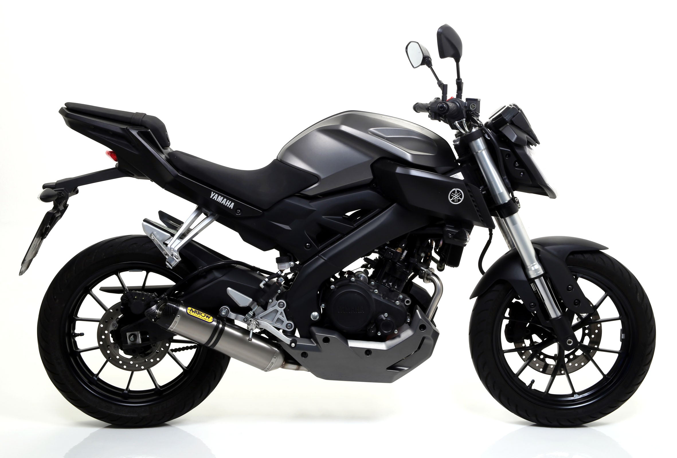 COMPLETE EXHAUST APPROVED THUNDER TITANIUM-CARB ARROW YAMAHA MT 125 2014-19