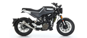 TERMINALE ARROW PRO-RACE NICHROM HUSQVARNA SVARTPILEN / VITPILEN 125 2021>
