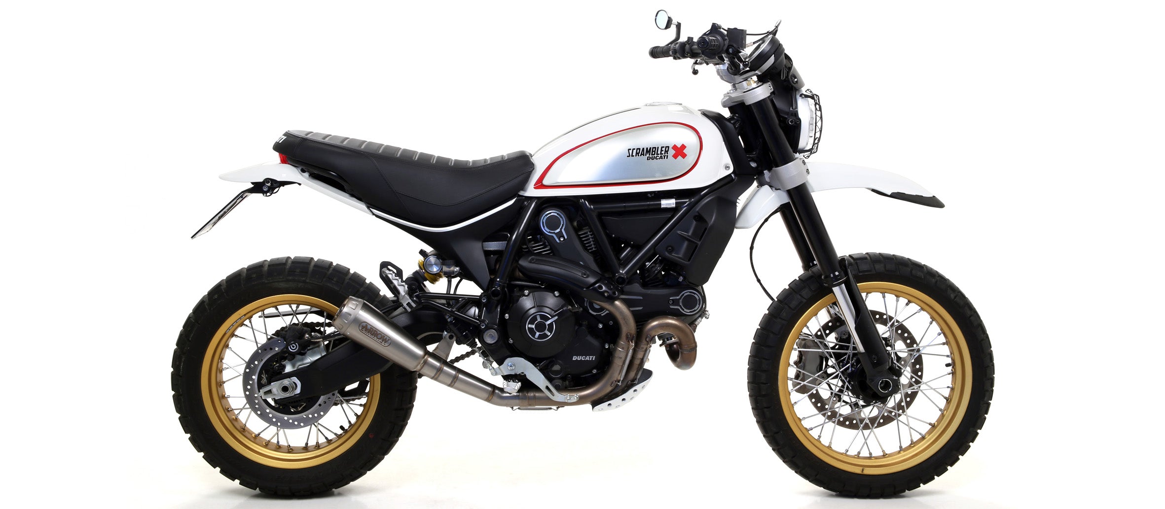 SILENCER PRO-RACE TITANIUM ARROW DUCATI SCRAMBLER 800 DESERT SLED 2017-20