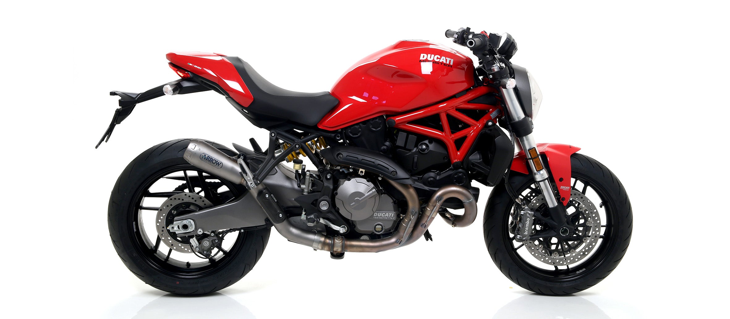 SILENCER PRO-RACE TITANIUM RACING ARROW DUCATI MONSTER 821 2018-20