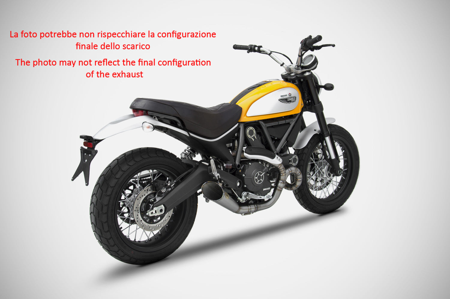 COMPLETE EXHAUST CONICAL ZARD FULL TITANIUM RACING DUCATI SCRAMBLER 800 2015-19