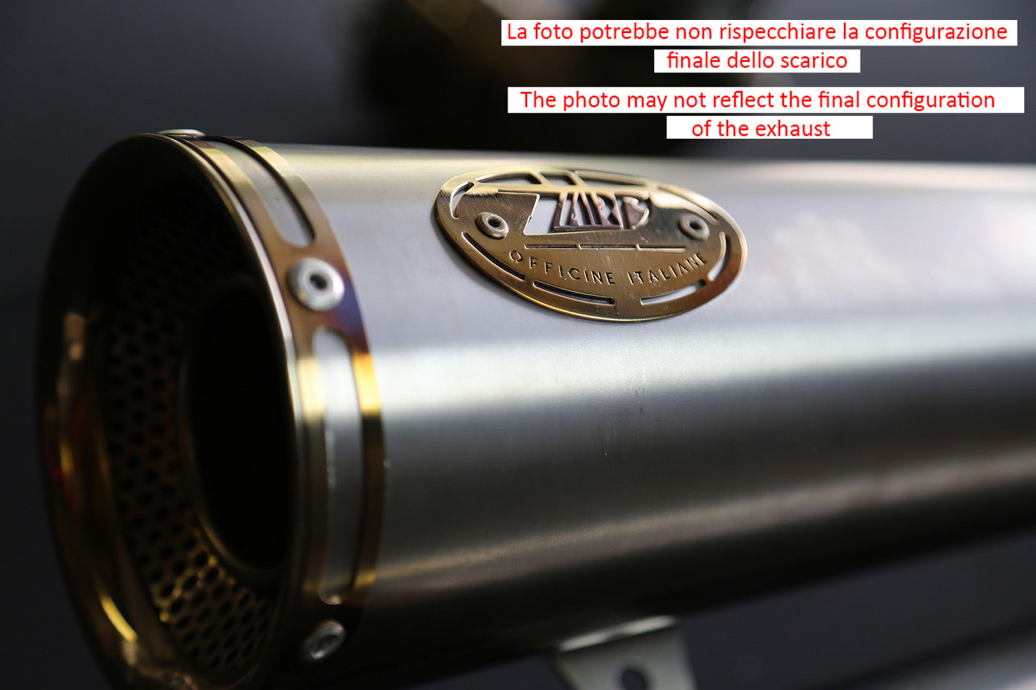 EXHAUST ZARD ALUMINUM RACING DUCATI MONSTER 1200 R 2013-16