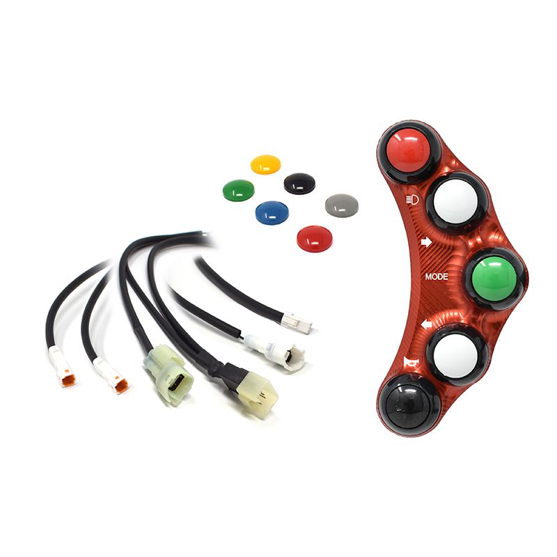 STREET VERSION LEFT HANDLEBAR SWITCH RED JETPRIME KAWASAKI ZX10R 2016 - 20