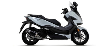 TERMINALE ARROW OMOLOGATO E9 URBAN ALLUMINIO NERO-CARBONIO HONDA FORZA 125 2021